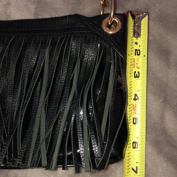 MAXX New York  leather and patent leather fringe - Picture 5 of 11